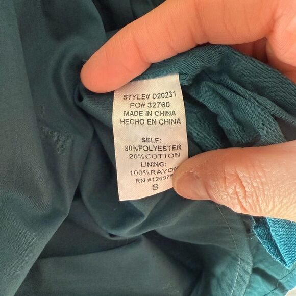 Entro Working With It Emerald Green Mini Dress Size Small - Picture 8 of 14